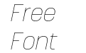 Korolev Thin Italic Korolev Thin Italic