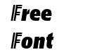 Kranto Cond Black Text Italic Inline Kranto Cond Black Text Italic Inline