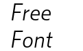 Kranto Light Normal Italic Kranto Light Normal Italic