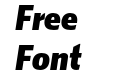 Kranto Semi Cond Black Display Italic Kranto Semi Cond Black Display Italic