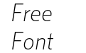 Kranto Thin Normal Italic Kranto Thin Normal Italic