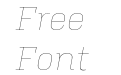 Kulturista TRIAL Thin Italic Kulturista TRIAL Thin Italic