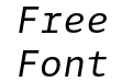 LFT Etica Mono Regular Italic LFT Etica Mono Regular Italic