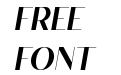 La Foonte Sans Italic reguler La Foonte Sans Italic reguler