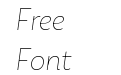 Laca VF Extra Light Italic Laca VF Extra Light Italic