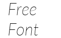 Lato Thin Italic Lato Thin Italic