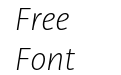 Libertad Thin Italic Libertad Thin Italic