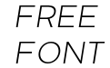 Loft Light Italic Loft Light Italic
