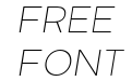 Loft Thin Italic Loft Thin Italic