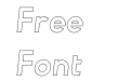 Lonely Armadillo Outline Italic Lonely Armadillo Outline Italic