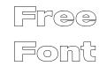 MADE Outer Sans Outline Black MADE Outer Sans Outline Black