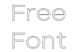MADE Outer Sans Outline Thin MADE Outer Sans Outline Thin