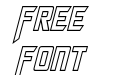 Megatron Hollow Condensed Italic