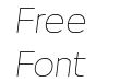 MBF Neutral Jack Extra Light Italic MBF Neutral Jack Extra Light Italic