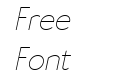 MTT Roma Thin Italic MTT Roma Thin Italic