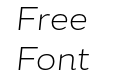 Magallanes Extra Light Italic Magallanes Extra Light Italic