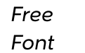 Magenos W05 Regular Italic Magenos W05 Regular Italic