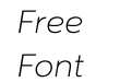 Magenos W05 Thin Italic Magenos W05 Thin Italic