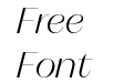 Magnat Poster Light Italic Magnat Poster Light Italic