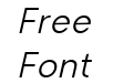 Magnify Extra Light Italic Magnify Extra Light Italic
