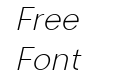 Magnify Thin Italic Magnify Thin Italic