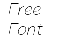 Magnum Sans W01 Thin Italic Magnum Sans W01 Thin Italic