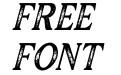 Major Birch Condensed Stamp Slant Major Birch Condensed Stamp Slant