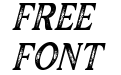 Major Birch Condensed Stamp Slant Major Birch Condensed Stamp Slant