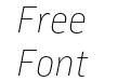 Margin MVB Extra Light Italic