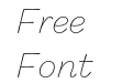 Marigny Thin Italic Marigny Thin Italic