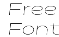 Matrice Extralight Italic Matrice Extralight Italic