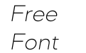 Mazzard SoftM Extra Light Italic Mazzard SoftM Extra Light Italic