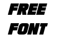 Megabomb Italic Megabomb Italic