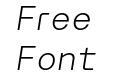 Meltmino Extra Light Italic Meltmino Extra Light Italic