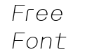 Meltmino Thin Italic Meltmino Thin Italic