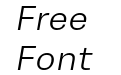 Mena Grotesk Light Italic Mena Grotesk Light Italic