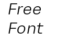 Mena Grotesk Light Italic Mena Grotesk Light Italic