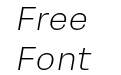 Mena Grotesk Ultra Light Italic Mena Grotesk Ultra Light Italic