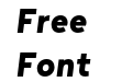 Menca Black Italic Menca Black Italic