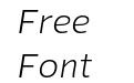 Mensch Light Italic Mensch Light Italic