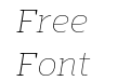 Mensch Serif Thin Italic Mensch Serif Thin Italic