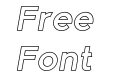 Meticula Outline Italic Meticula Outline Italic