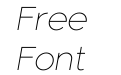 Meticula Thin Italic Meticula Thin Italic