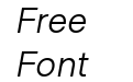 Metro Sans Book Italic Metro Sans Book Italic