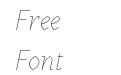 Mezalia Sans Thin Cursive Mezalia Sans Thin Cursive