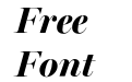 Miller Banner Bold Italic Miller Banner Bold Italic