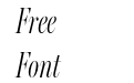 Miller Banner Compressed Light Italic Miller Banner Compressed Light Italic
