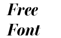 Miller Banner Condensed Bold Italic Miller Banner Condensed Bold Italic