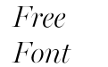 Miller Banner Light Italic Miller Banner Light Italic