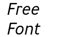 Ministry Light Italic Ministry Light Italic